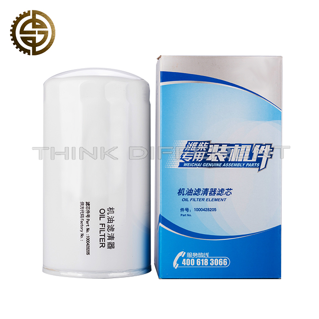 1000428205 Oil Filter for Weichai WP10H/WP12 Engines Heavy-Duty Truck Parts
