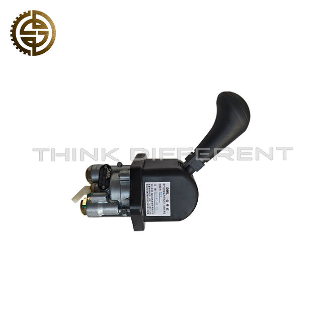 Manual Control Valve With Pipe Fitting Assembly 3508020-D818W Air-tight Durable FAW jiefang Heavy Truck Parking Brake Pneumatic Parts