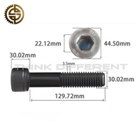 Metric Hex Socket Cap Head Screw 303.5130 For Heavy-Duty Truck High Strength Quenched Tempered Black Oxide Cylinder Bolt Replacement Fastener For Truck Engine And Gearbox Housing Assembly