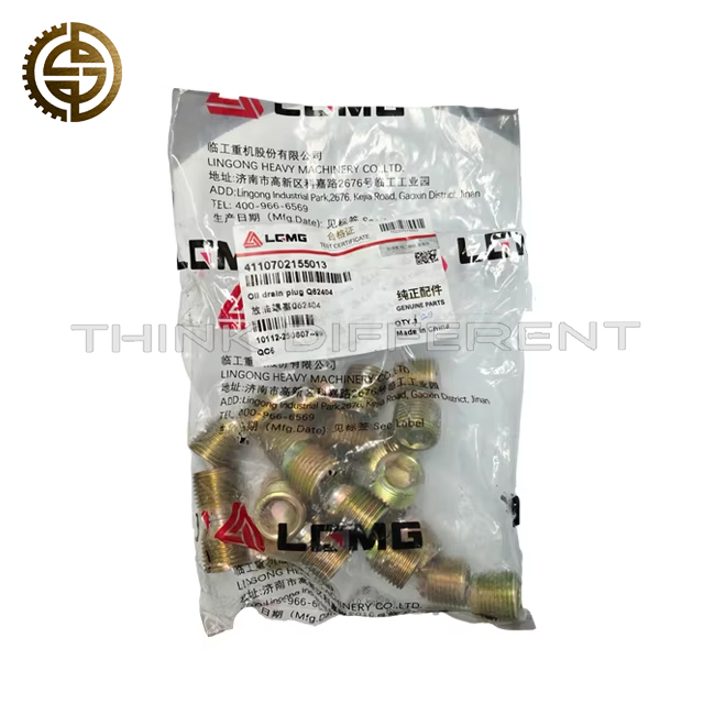 Transmission Oil Drain Plug 4110702155013 For LGMG Mining Dump Truck Parts Color Zinc Anti-Corrosion Sump Drain Bolt Replacement Parts For Construction Mining Equipment Maintenance