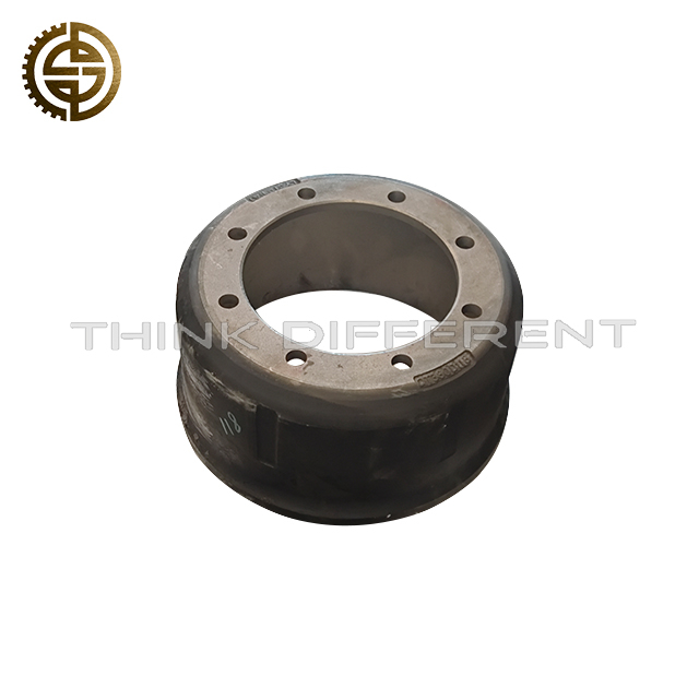 Brake Drum 380D214 For Foton Heavy-Duty Truck HT250 High Wear Resistant Cast Iron Heavy Load Brake Drum OEM Replacement Parts For Long Haul Cargo Truck Axle Braking System