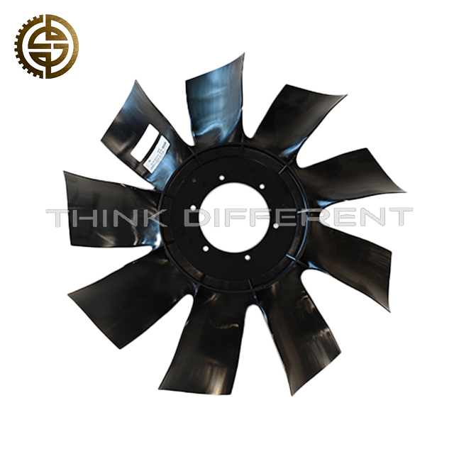 Cooling Fan 24129875272502 800165988 905600502 9-Blade High Efficiency Heat Dissipation for XCMG Heavy Truck Engine Cooling System Parts