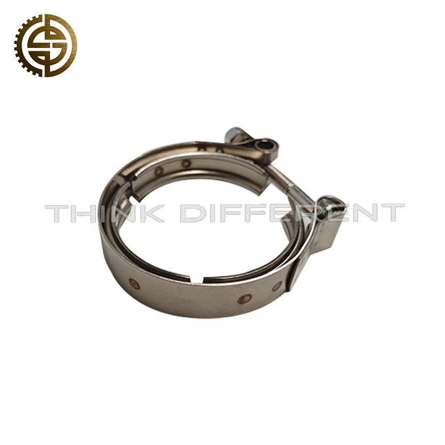 V-Band Clamp 3354862 / 5331785 Stainless Steel High Temperature Resistant Heavy Truck ISF3.8 Engine Pipe Fasteners