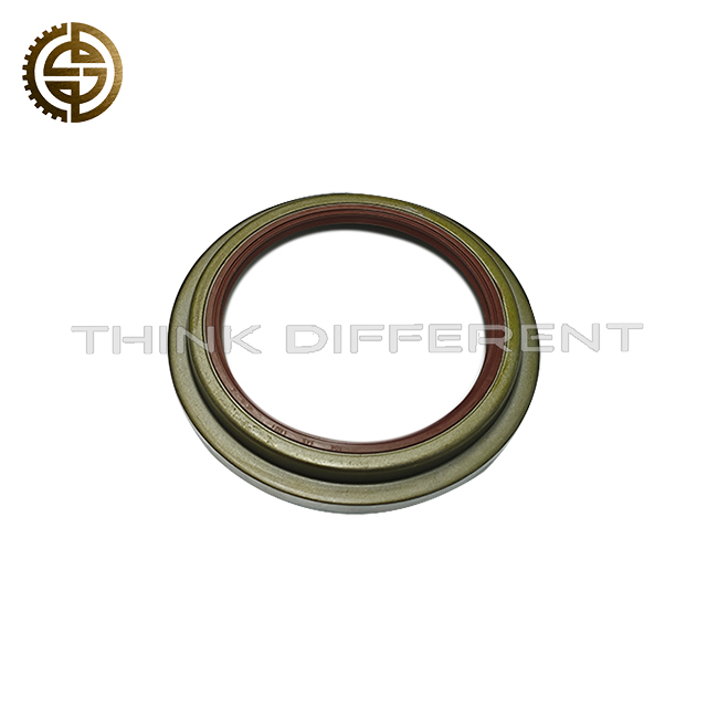 Interchangeable Wheel End Hub Oil Seal 10414511 / 10414521 For Heavy-Duty Truck Double Layer Composite High Temperature Resistant Wheel Hub Seal Replacement Parts For Cargo Truck Axle Hub Bearing Anti