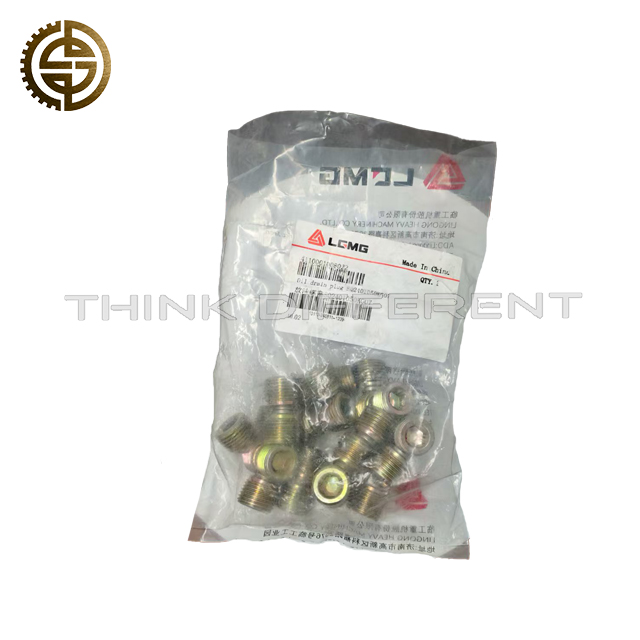 Magnetic Oil Drain Plug 4110001008022 For LGMG Mining Dump Truck Parts Color Zinc Coated Transmission Sump Drain Bolt Replacement Parts For Mining Machinery Maintenance