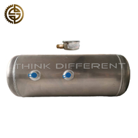 Custom 150L Lightweight Aluminium Air Tank For Heavy-Duty Truck Brake System Customizable Dimension & Air Ports Large Capacity Air Storage Cylinder For Truck Refitting And Maintenance