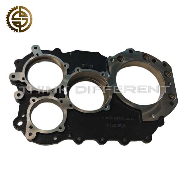 Gearbox Rear Partition Cover 12JSD200T-1707016-1 For Heavy-Duty Truck Fast 12JSD200T Gearbox High Strength Cast Alloy Separation Rear Housing Replacement Parts For 12-Speed Cargo Truck Auxiliary Trans