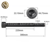 Metric Hex Socket Cap Head Screw 303.5300 For Heavy-Duty Truck High Strength Quenched Tempered Black Oxide Cylinder Bolt Replacement Fastener For Truck Engine And Gearbox Housing Assembly