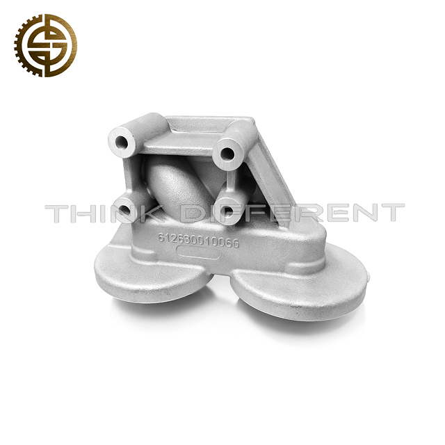 Cast Aluminum Oil Filter Housing Base 612630010056 for WEICHAI Engine Heavy Truck