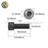 Metric Hex Socket Cap Head Screw 414.590 For Heavy-Duty Truck High Strength Quenched Tempered Black Oxide Cylinder Bolt Replacement Fastener For Truck Engine And Gearbox Housing Assembly