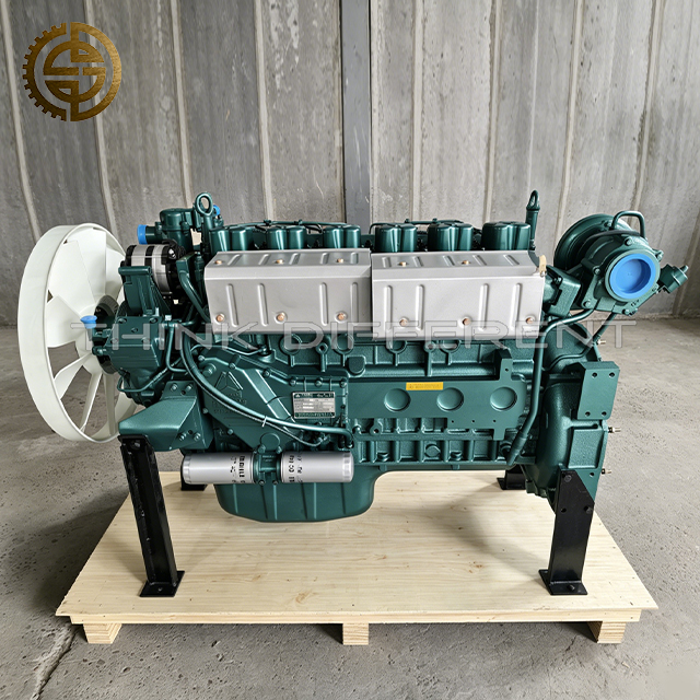 D10.38-50 Sinotruk China V Diesel Engine Assembly High Reliability Low Fuel Consumption Heavy Truck Powertrain